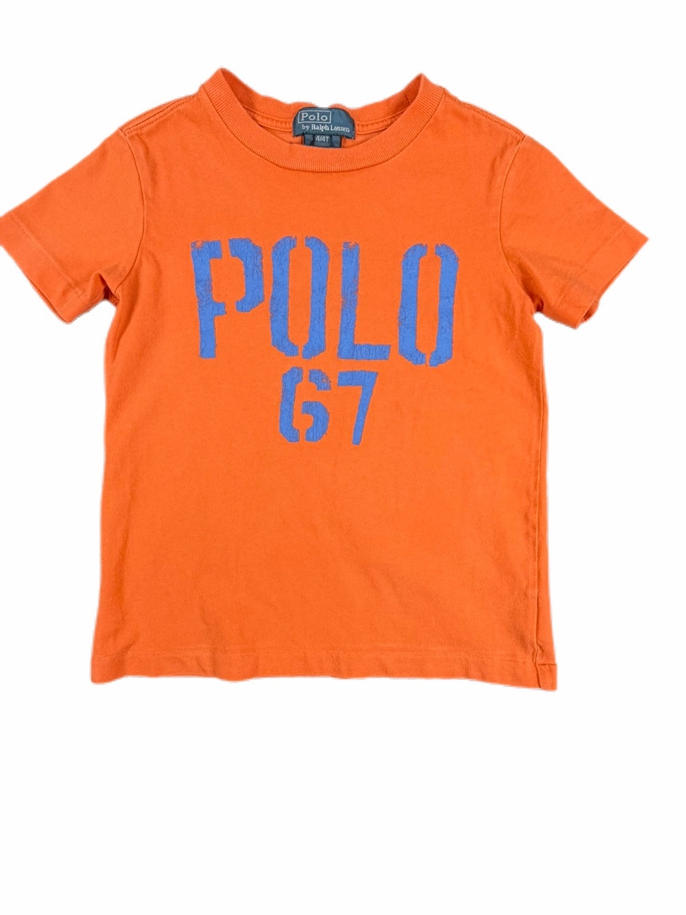 POLO Ralph Lauren Short Sleeve Cotton Graphic Tee - 4/4T